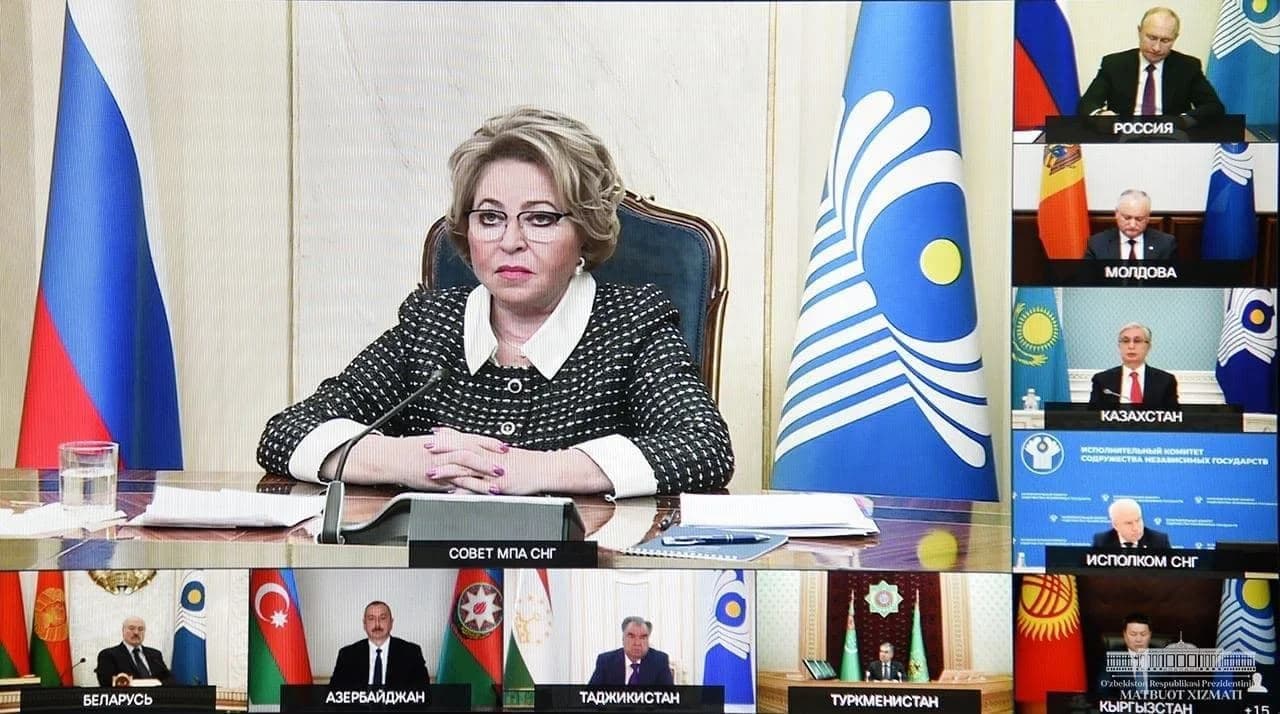 МДҲ Парламентлараро ассамблеяси кенгаши раиси Валентина Матвиенко
