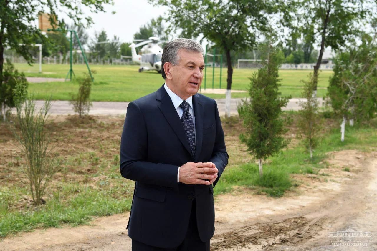 Prezident Shavkat Mirziyoyev nutq so'zlamoqda
